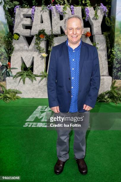 British director and producer Nick Park during the 'Early Man - Steinzeit Bereit' premiere at Kino in der Kulturbrauerei on April 15, 2018 in Berlin,...