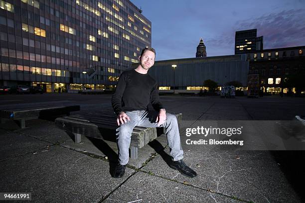 Juergen Troissner, a student at Johann Wolfgang Goethe Universitaet, poses in Frankfurt, Germany, on Thursday, November 16, 2006. A push to match the...