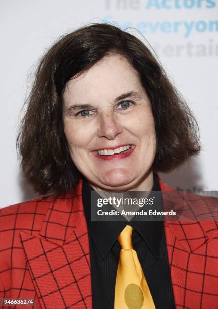 Comedian Paula Poundstone arrives at the 31st Annual Gypsy Awards Luncheon at The Beverly Hilton Hotel on April 15, 2018 in Beverly Hills, California.