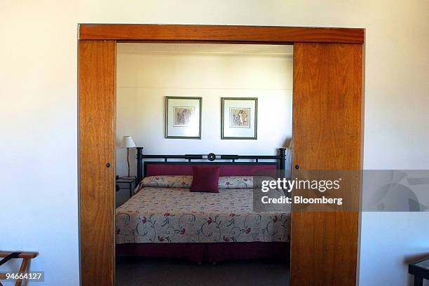 Room 801 of the Aconcagua Hotel in Mendoza, Argentina, seen on July 24, 2007. Theodore Roxford, also known as Edward Pastorini, stayed in this room...