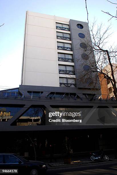 The Aconcagua Hotel in Mendoza, Argentina, on July 24, 2007. Theodore Roxford, also known as Edward Pastorini, stayed at this hotel from April 20,...