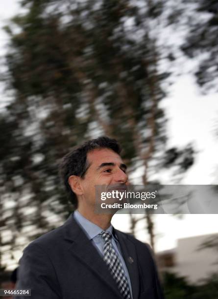 Andres Velasco, Chile's minister of finance, walks through at the APEC 2007 conference in Coolum, Australia, on Wednesday, August 1, 2007. Peter...