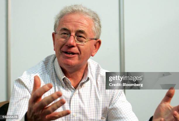 Michael Cullen, New Zealand minister of finance, speaks at The Hyatt Hotel, in Coolum, Queensland, Australia, on Thursday, Aug. 2, 2007. New...