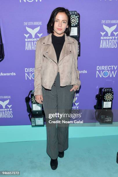 Alexis G. Zall attends the 10th Annual Shorty Awards at PlayStation Theater on April 15, 2018 in New York City.