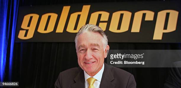Ian Telfer, president and chief executive officer of Goldcorp Inc. Is pictured at the company's annual general meeting on April 19, 2006 in Toronto,...