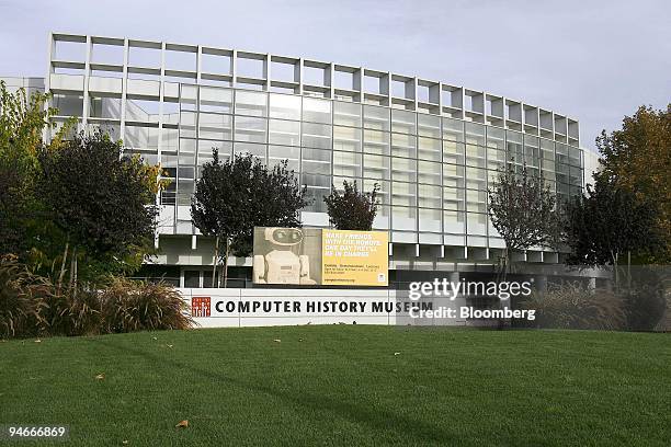 The exterior of the Computer History Museum, which has accumulated more than 22,000 objects over the last three decades for its collection, in...