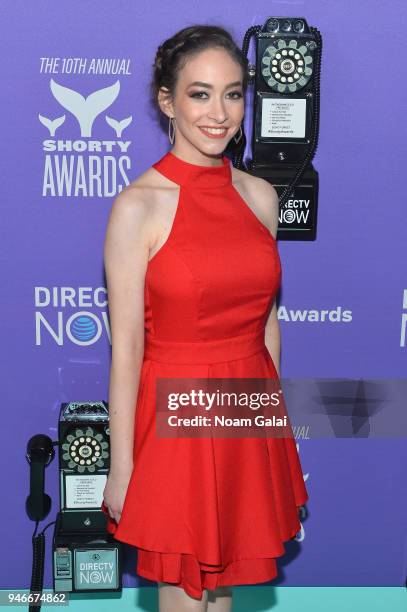 Sasha Anne attends the 10th Annual Shorty Awards at PlayStation Theater on April 15, 2018 in New York City.