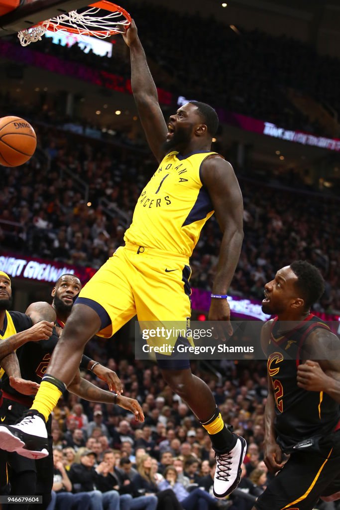 Indiana Pacers v Cleveland Cavaliers - Game One