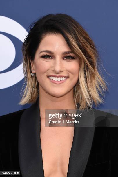 Cassadee Pope attends the 53rd Academy of Country Music Awards at the MGM Grand Garden Arena on April 15, 2018 in Las Vegas, Nevada.