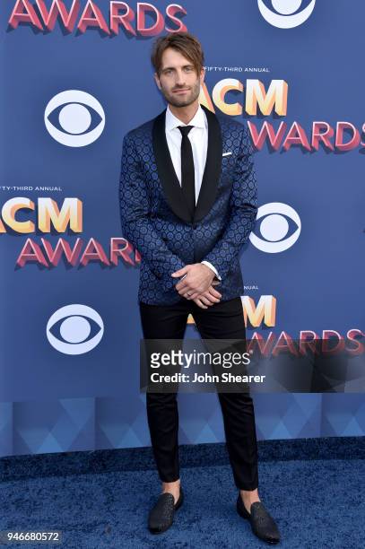 Ryan Hurd attends the 53rd Academy of Country Music Awards at MGM Grand Garden Arena on April 15, 2018 in Las Vegas, Nevada.