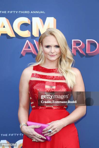 Miranda Lambert attends the 53rd Academy of Country Music Awards at MGM Grand Garden Arena on April 15, 2018 in Las Vegas, Nevada