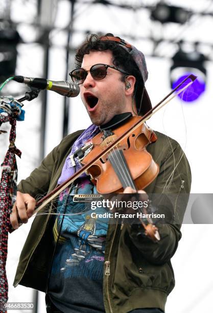 Zambricki Li of MAGIC GIANT perform onstage during the 2018 Coachella Valley Music and Arts Festival Weekend 1 at the Empire Polo Field on April 15,...