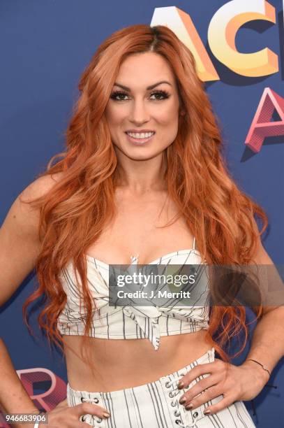 Becky Lynch attends the 53rd Academy of Country Music Awards at the MGM Grand Garden Arena on April 15, 2018 in Las Vegas, Nevada.