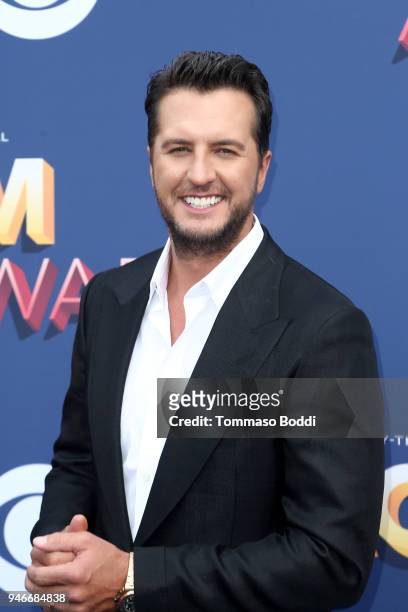 Luke Bryan attends the 53rd Academy of Country Music Awards at MGM Grand Garden Arena on April 15, 2018 in Las Vegas, Nevada