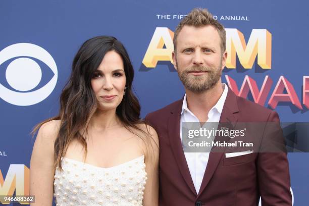 Dierks Bentley and Cassidy Black attend the 53rd Academy of Country Music Awards at MGM Grand Garden Arena on April 15, 2018 in Las Vegas, Nevada.