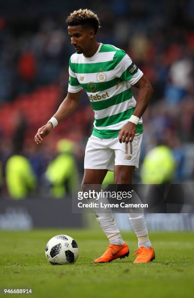 Scott Sinclair of Celtic during the Scottish Cup Semi Final between Rangers and Celtic at Hampden Park on April 15, 2018 in Glasgow, Scotland.