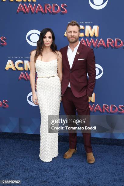 Cassidy Black and Dierks Bentley attend the 53rd Academy of Country Music Awards at MGM Grand Garden Arena on April 15, 2018 in Las Vegas, Nevada