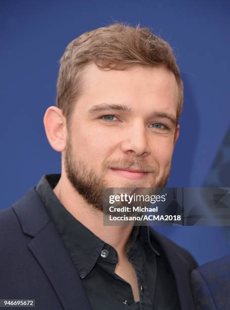 Max Thieriot attends the 53rd Academy of Country Music Awards at MGM Grand Garden Arena on April 15, 2018 in Las Vegas, Nevada.