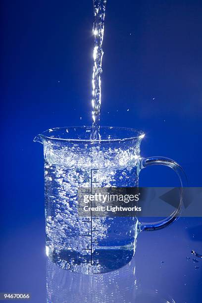 measuring jug - water in measuring cup stock pictures, royalty-free photos & images