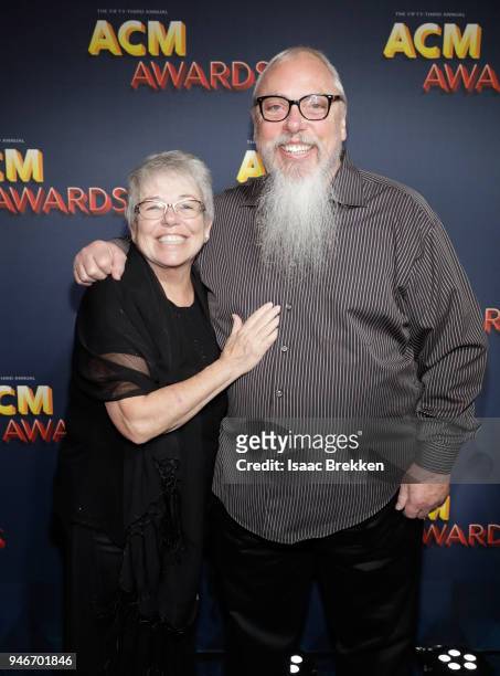 Spotify Global Senior Editor/Music Programmer of Country John Marks and guest attend the 53rd Academy of Country Music Awards at MGM Grand Garden...