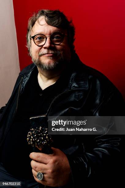 Mexican director Guillermo del Toro is photographed on self assignment during 21th Malaga Film Festival 2018 on April 14, 2018 in Malaga, Spain.