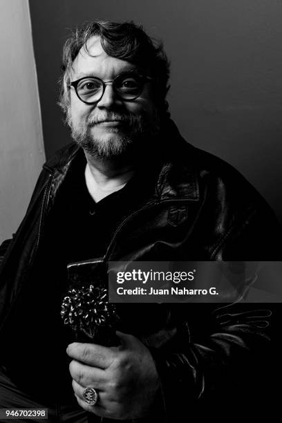 Mexican director Guillermo del Toro is photographed on self assignment during 21th Malaga Film Festival 2018 on April 14, 2018 in Malaga, Spain.
