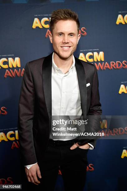 Trent Harmon attends the 53rd Academy of Country Music Awards at MGM Grand Garden Arena on April 15, 2018 in Las Vegas, Nevada.