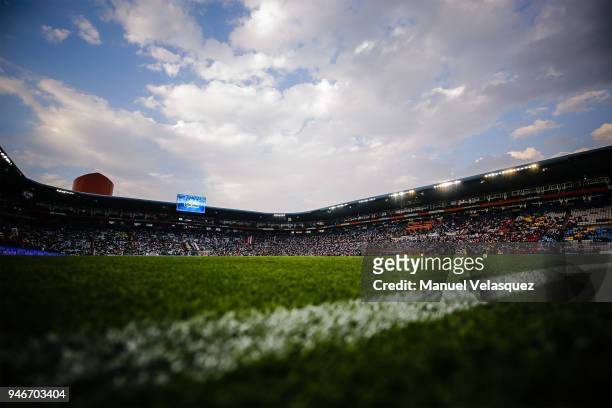 General view of the Hidalgo Stadium prior the 15th round match between Pachuca and Santos Laguna as part of the Torneo Clausura 2018 Liga MX at...