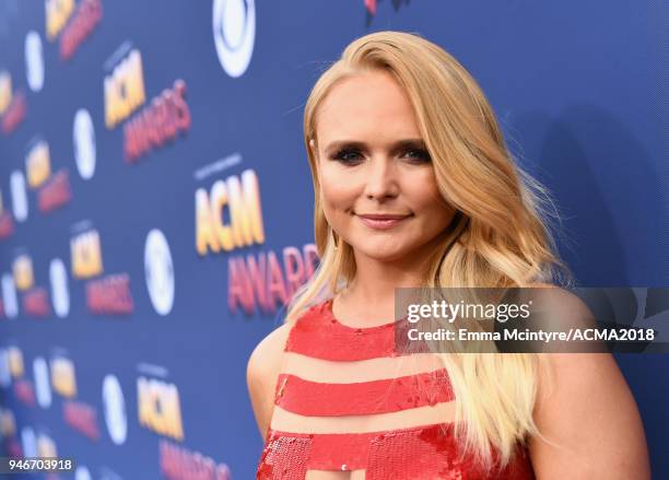 Miranda Lambert attends the 53rd Academy of Country Music Awards at MGM Grand Garden Arena on April 15, 2018 in Las Vegas, Nevada.