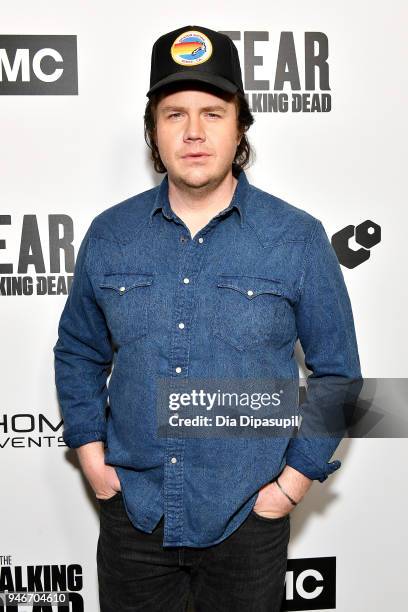 Josh McDermitt attends the AMC Survival Sunday The Walking Dead/Fear the Walking Dead at AMC Empire on April 15, 2018 in New York City.