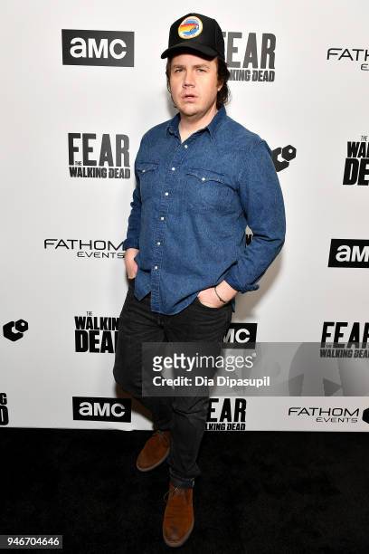 Josh McDermitt attends the AMC Survival Sunday The Walking Dead/Fear the Walking Dead at AMC Empire on April 15, 2018 in New York City.