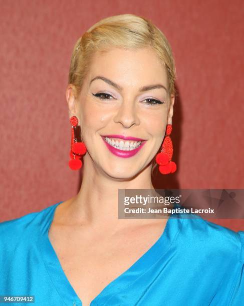 Pollyanna McIntosh attends the Fathom Events and AMC's 'Survival Sunday: The Walking Dead And Fear The Walking Dead' on April 15, 2018 in Century...
