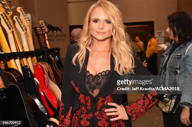Miranda Lambert attends the 53rd Academy of Country Music Awards at MGM Grand Garden Arena on April 15, 2018 in Las Vegas, Nevada.