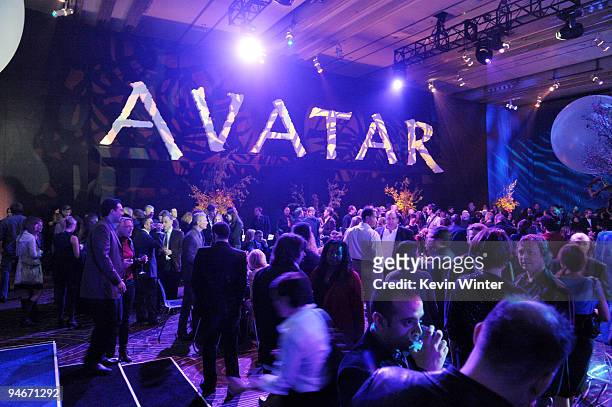 General view is shown at the afterparty for the premiere of 20th Century Fox's "Avatar" at Hollywood and Highland on December 16, 2009 in Los...