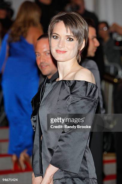 Winona Ryder attends "The Model as Muse: Embodying Fashion" Costume Institute Gala at The Metropolitan Museum of Art on May 4, 2009 in New York City.