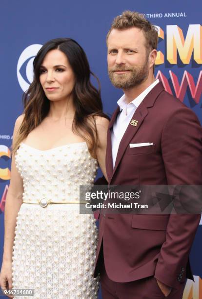 Dierks Bentley and Cassidy Black attend the 53rd Academy of Country Music Awards at MGM Grand Garden Arena on April 15, 2018 in Las Vegas, Nevada.