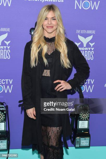 Brooke Ence attends the 10th Annual Shorty Awards at PlayStation Theater on April 15, 2018 in New York City.