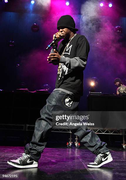 Chamillionaire performs during the Power 106 Cali Christmas at the Gibson Ampitheater on December 16, 2009 in Los Angeles, California.