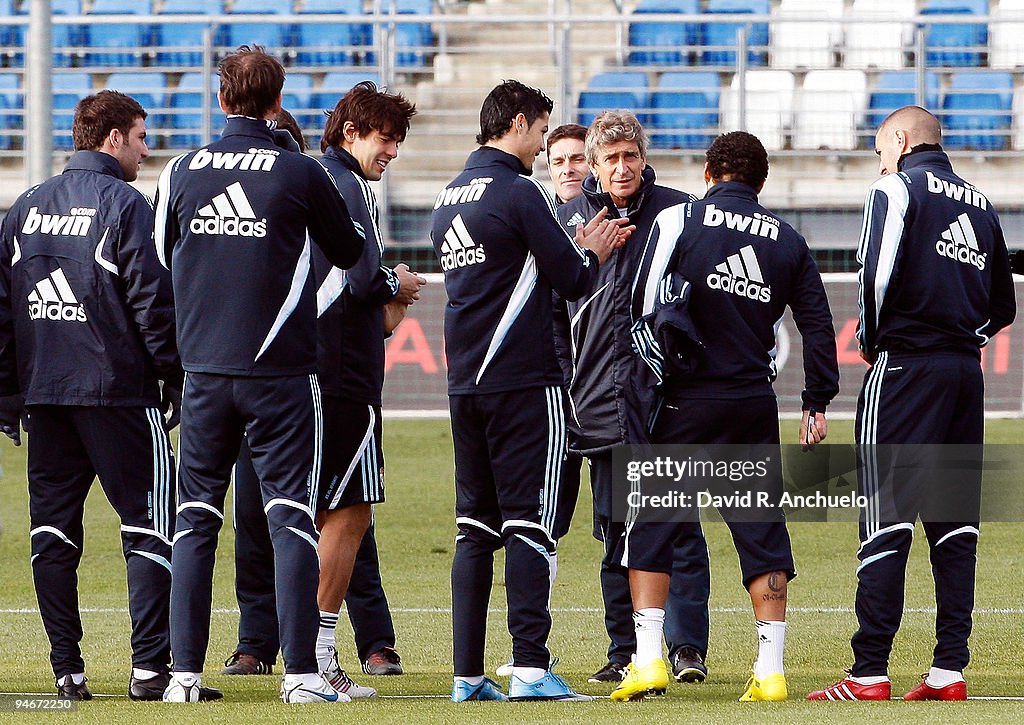 Real Madrid Training And Press Conference