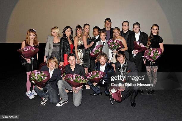 The Cast arrive at the Film premiere of House Of Anubis - Revenge of Arghus at the Metropolis. Antwerp, Belgium. On December 11, 2009.