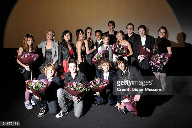 The Cast arrive at the Film premiere of House Of Anubis - Revenge of Arghus at the Metropolis. Antwerp, Belgium. On December 11, 2009.