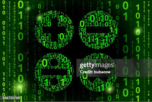 Math s Binary Code Vector Pattern Background Math s Binary Code Vector Pattern Background