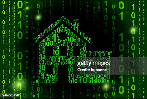 Home Binary Code Vector Pattern Background Home Binary Code Vector Pattern Background