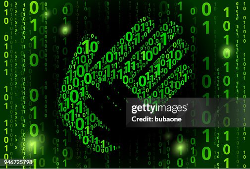 Helping Child Hand Binary Code Vector Pattern Background High-Res ...