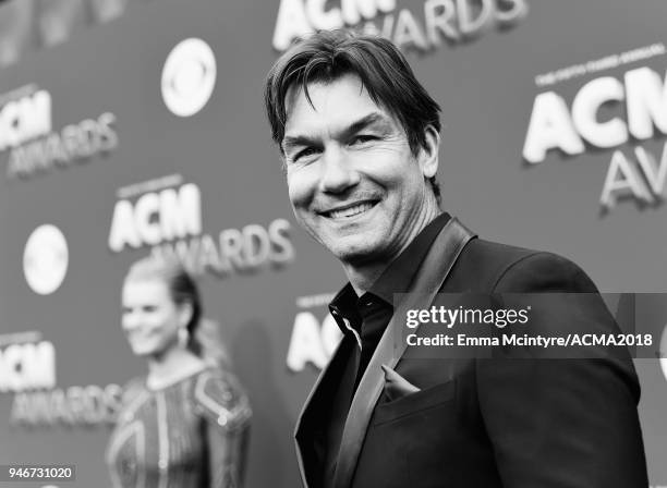 Jerry O'Connell attends the 53rd Academy of Country Music Awards at MGM Grand Garden Arena on April 15, 2018 in Las Vegas, Nevada.