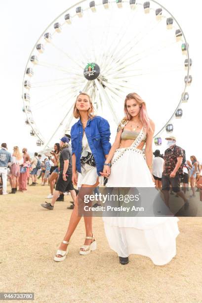 Street Style At The 2018 Coachella Valley Music And Arts Festival - Weekend 1 on April 15, 2018 in Indio, California.