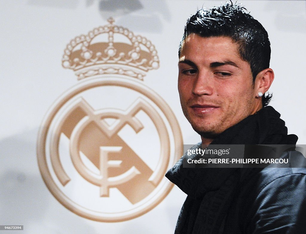 Real Madrid's Portuguese football player