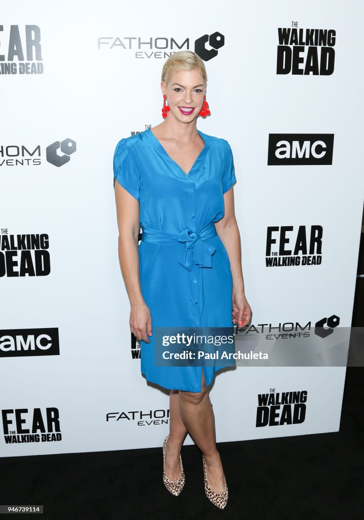 Fathom Events And AMC's "Survival Sunday: The Walking Dead And Fear The Walking Dead" - Arrivals