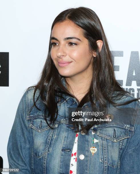 Actress Alanna Masterson attends "Survival Sunday: The Walking Dead and Fear The Walking Dead" at AMC Century City 15 theater on April 15, 2018 in...