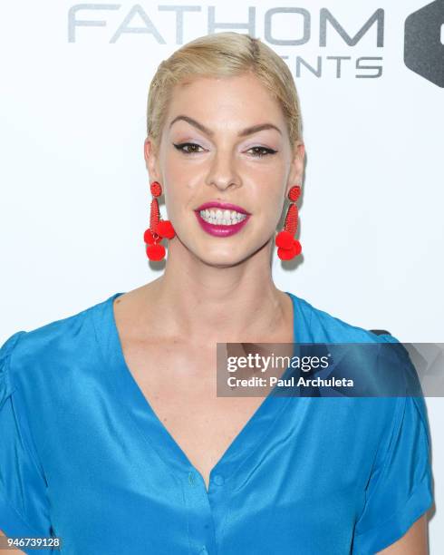 Actress Pollyanna McIntosh attends "Survival Sunday: The Walking Dead and Fear The Walking Dead" at AMC Century City 15 theater on April 15, 2018 in...